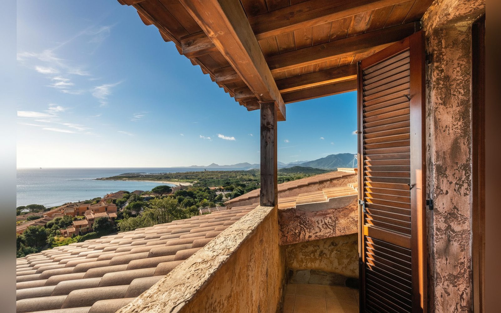 Vista mare dal balcone — Il Pashà